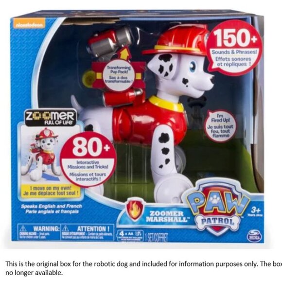 Paw Patrol Zoomer Marshall Interactive Pup Missions Sounds Phrases (like new!) - Picture 3 of 8